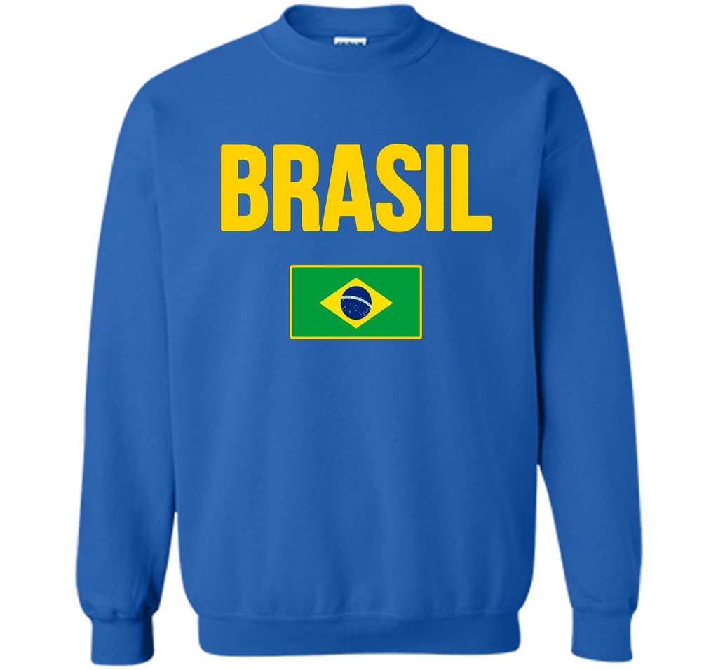 BRASIL T-shirt Brazilian National Country Flag Tee Camiseta cool shirt Royal
