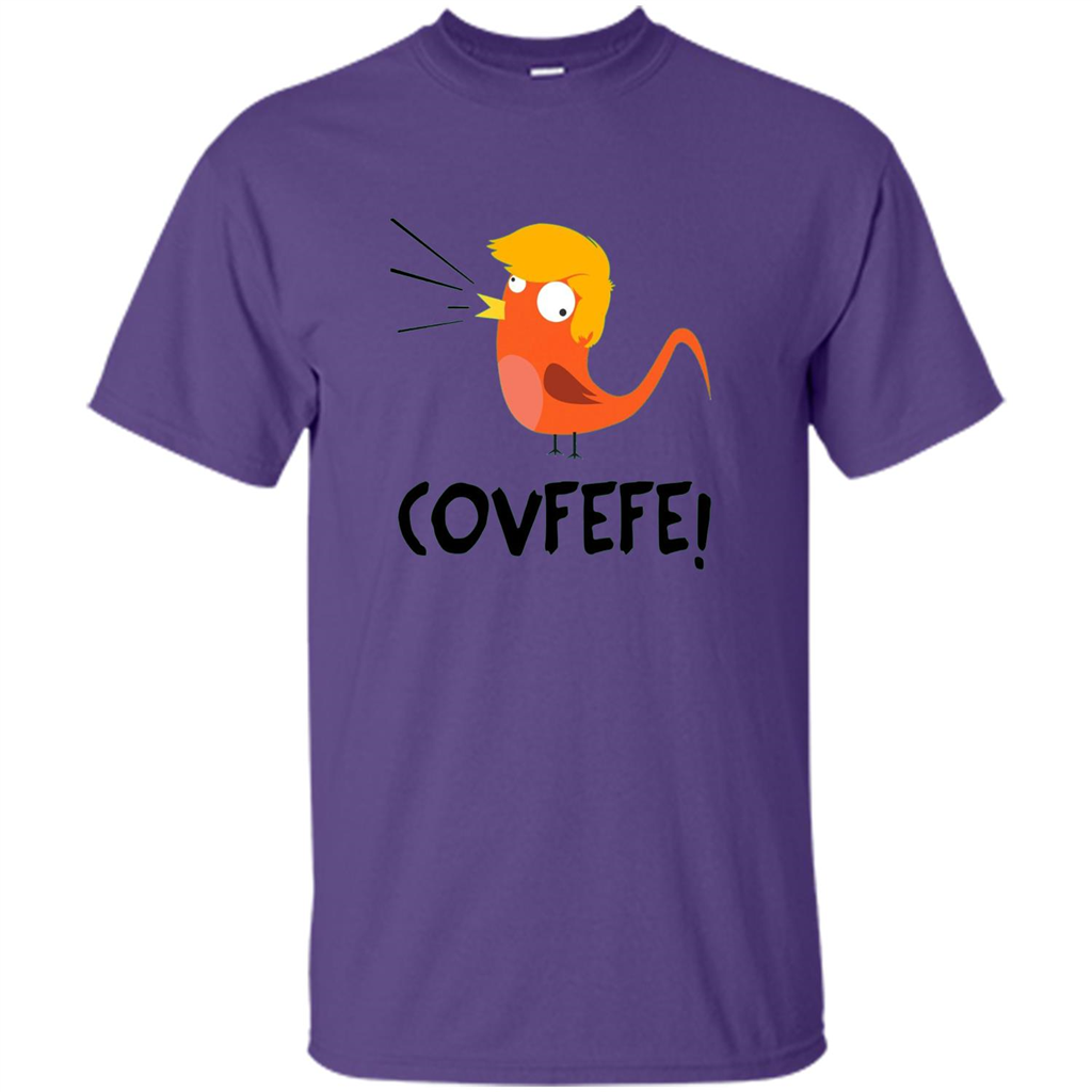 Covfefe Bird T-shirt Funny Political T-shirt Purple