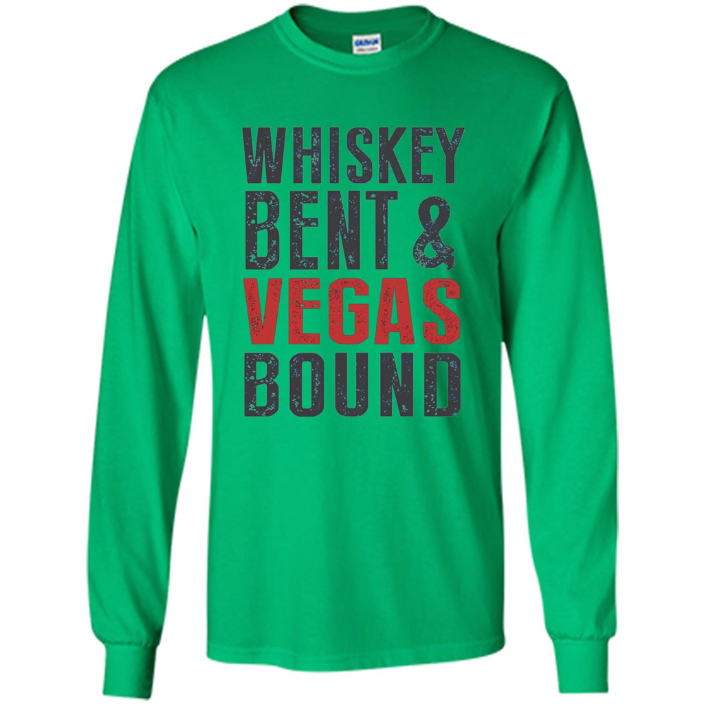 Whiskey Bent And Vegas Bound T-shirt Bachelor tshirt Irish Green