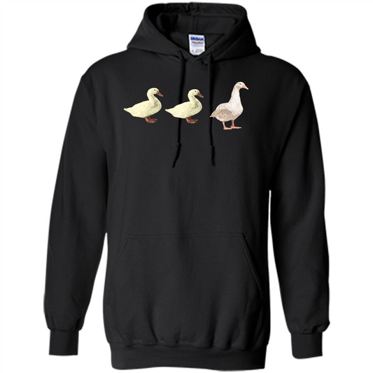 Duck and Goose Funny Farm Animal T-shirt Black