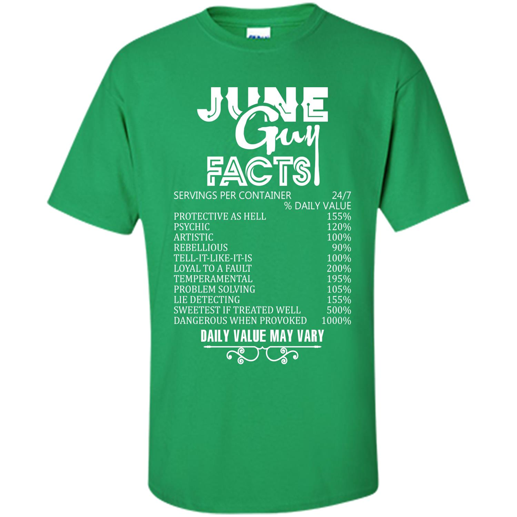 June Guy Facts T-shirt Irish Green