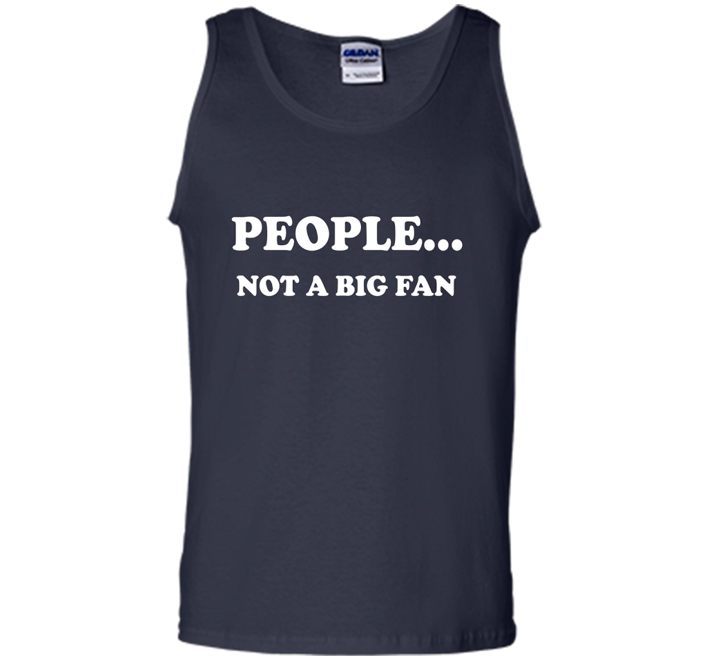 People Not A Big Fan T-shirt Navy