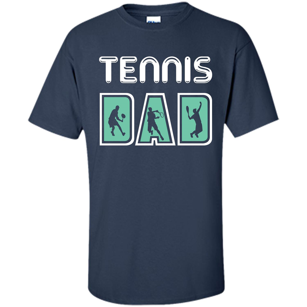 Tennis Lover T-shirt Tennis Dad Navy