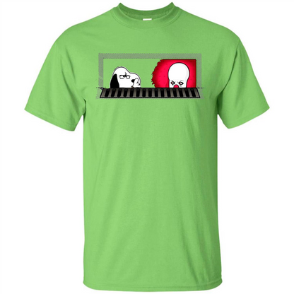 Movie T-shirt Snoopy Vs It T-shirt Lime