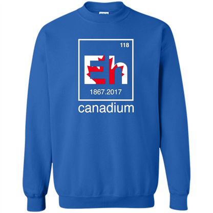 Funny Canadian T-shirt Canada Element Eh - 150 years T-Shirt Royal