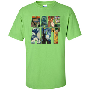 Make Art T-shirt Cool Painting T-shirt