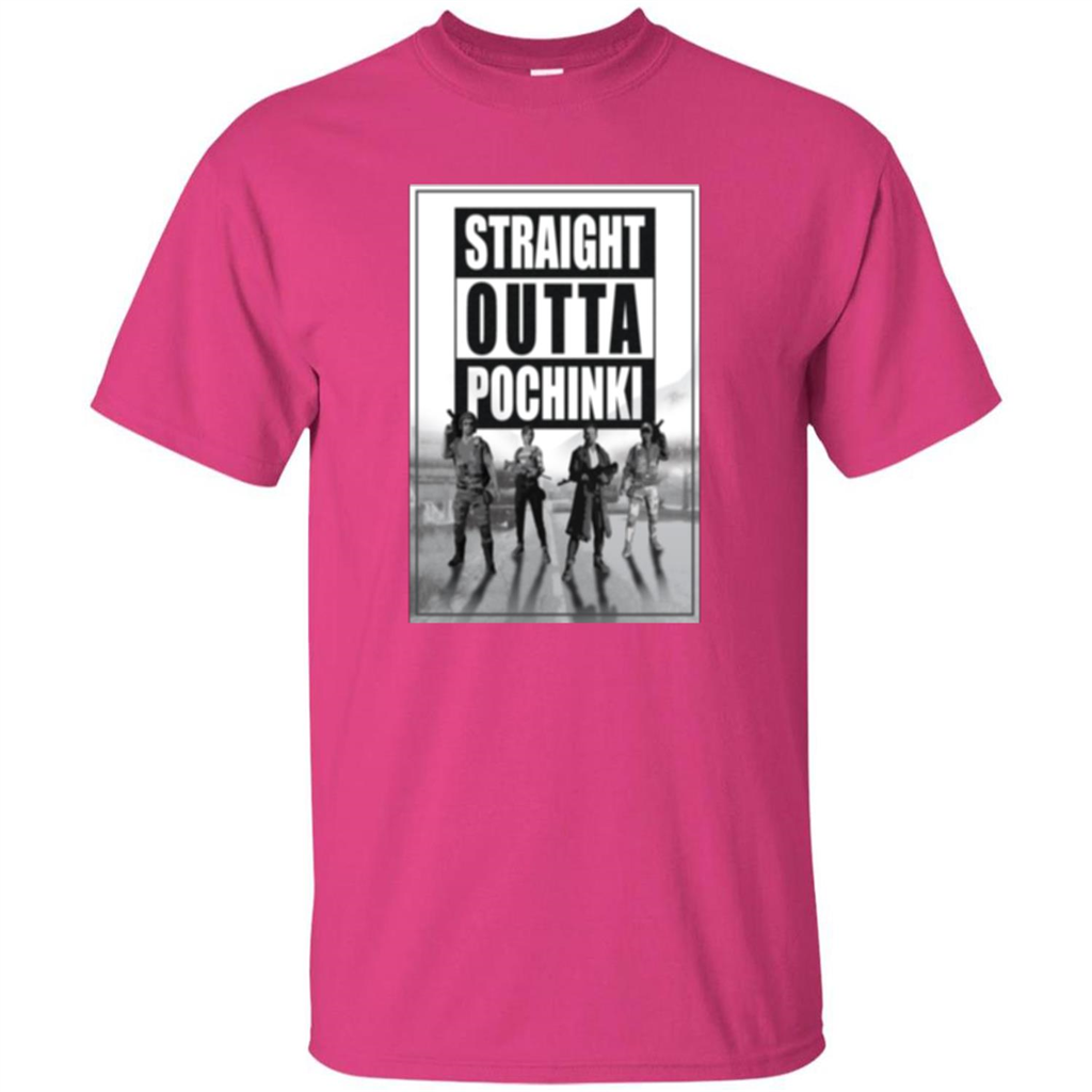 Straight Outta Pochinki T-shirt Heliconia