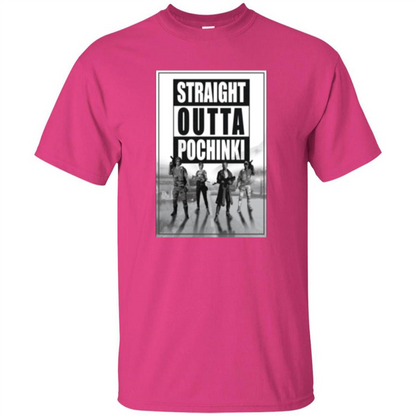 Straight Outta Pochinki T-shirt Heliconia