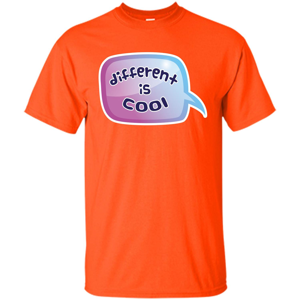 Lifestyle T-shirt Different is Cool T-shirt Orange