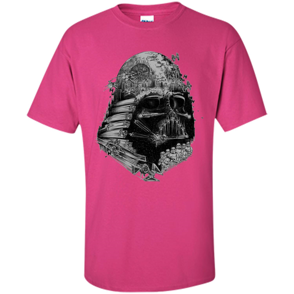 Movie T-shirt Darth Vader Build The Empire Graphic T-shirt Heliconia