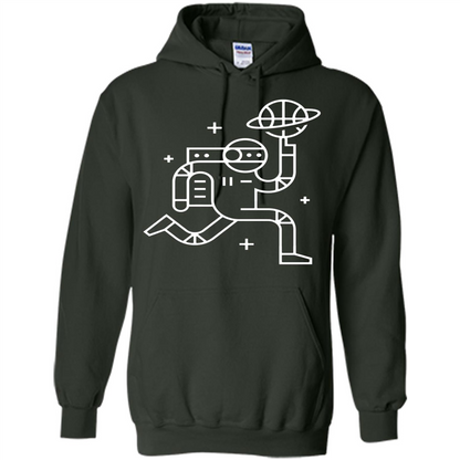 Space Ballin' T-Shirt Forest Green