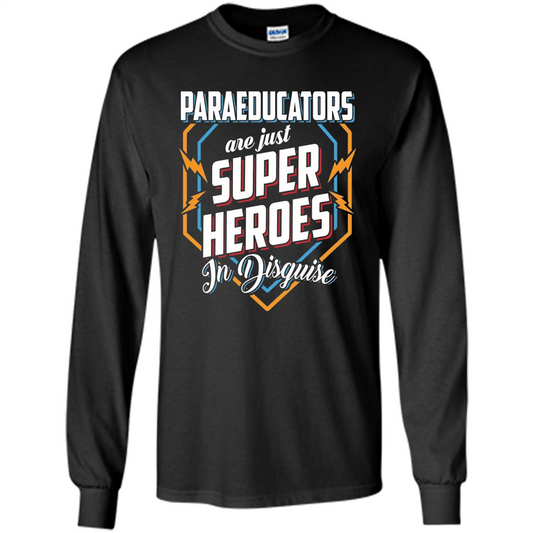 Paraeducators Are Super Heroes In Disguise T-shirt Black