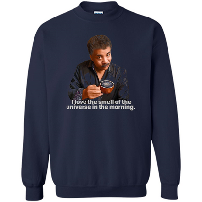 Neil Degrasse Tyson I Love The Smell Of The Universe T-Shirt Navy