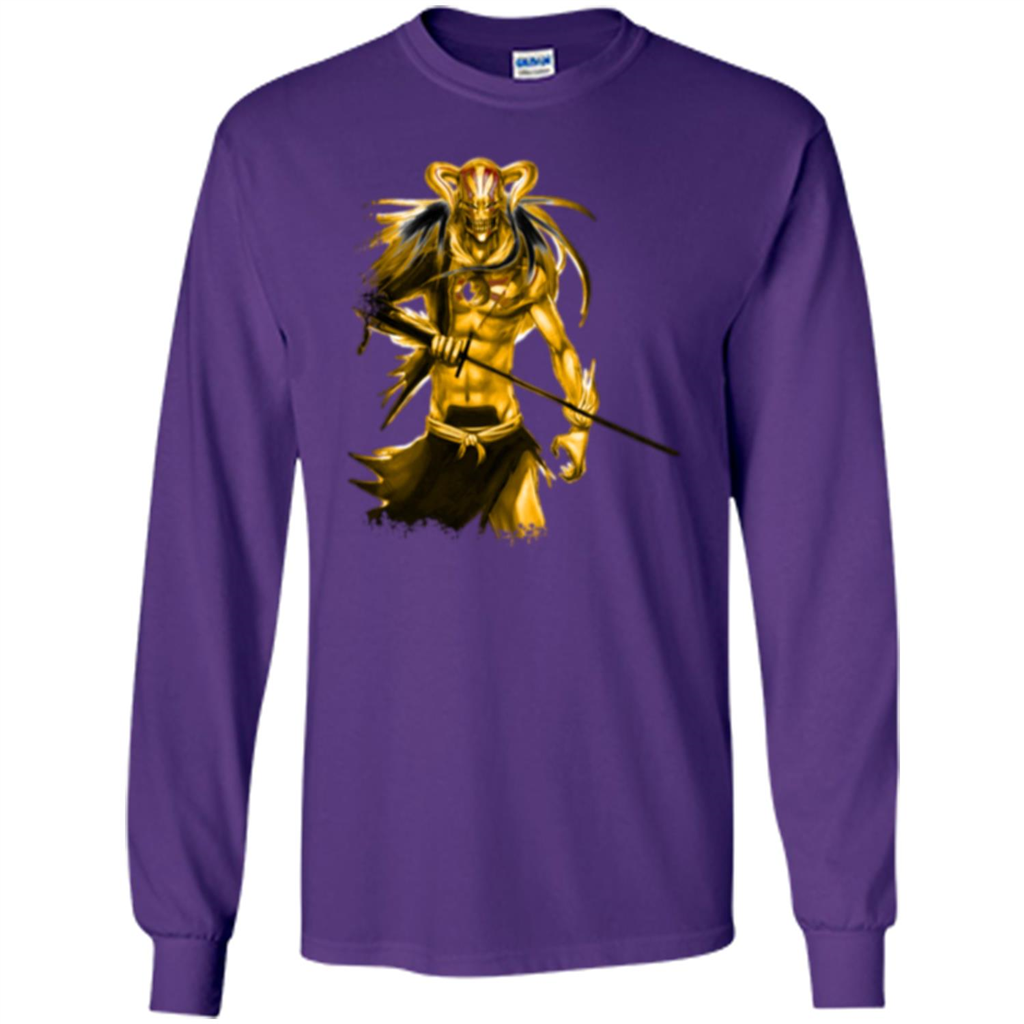 Bleach Hollow Gold T-shirt Purple