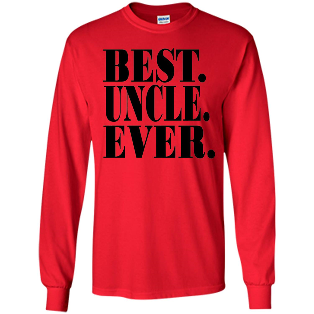 Best Uncle Ever T-shirt Red