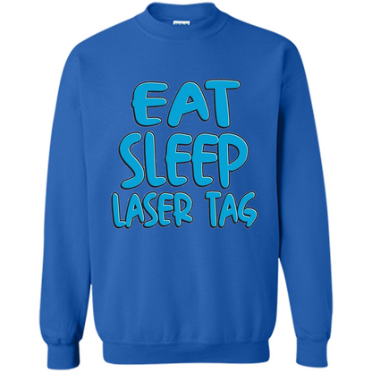 Eat Sleep Laser Tag T-shirt Royal
