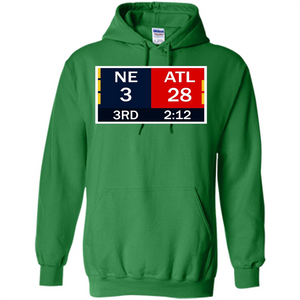 NE 3 ATL 28 Final T-shirt 2 Sides 1 Game