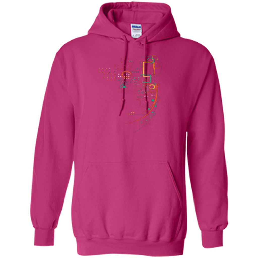 City Grid T-shirt Heliconia