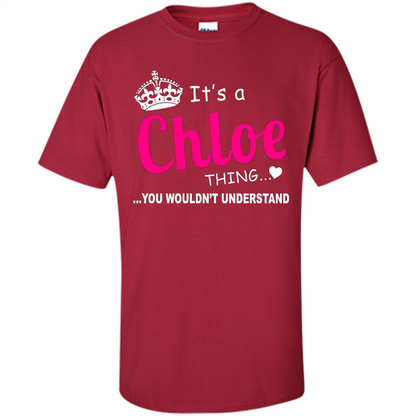 It's Chloe Thing T-shirt Cardinal