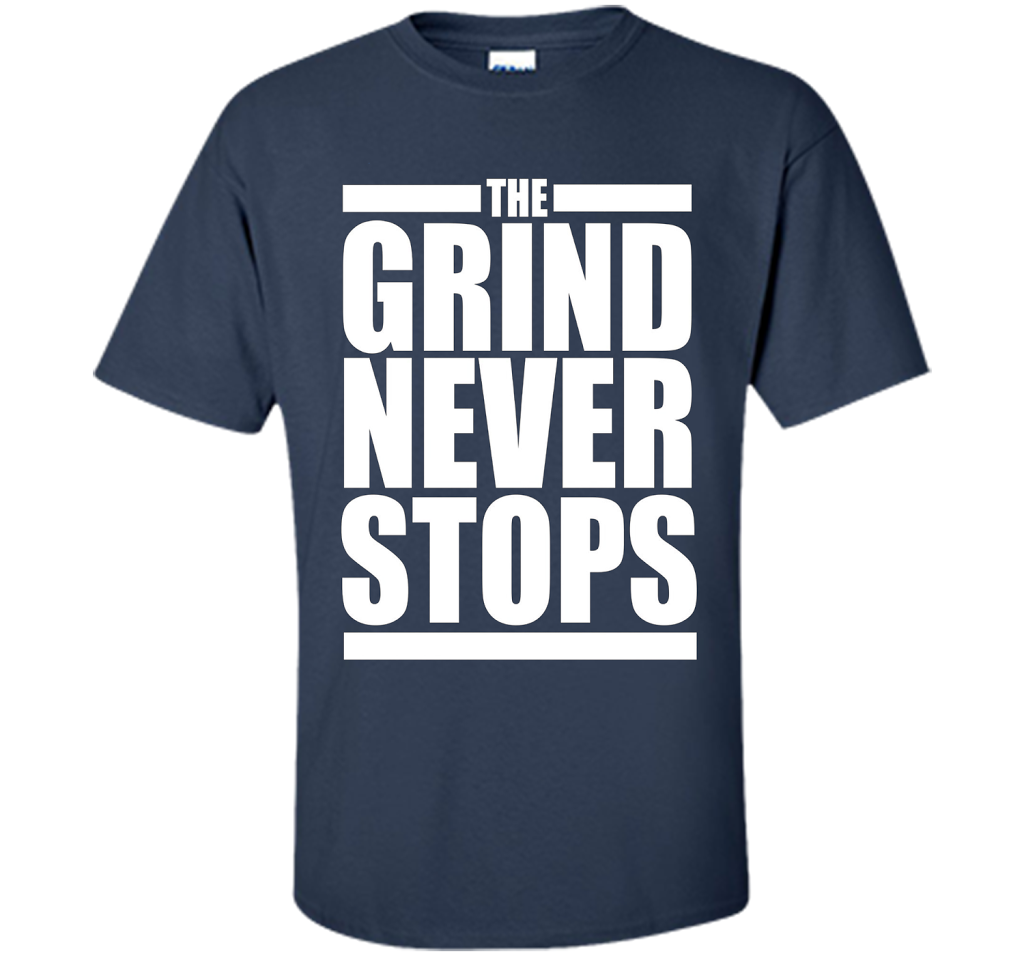 The Grind Never Stops T-shirt Navy