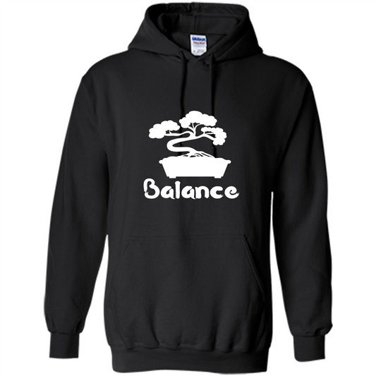 Bonsai Balance. Bonsai Tree T-shirt Black