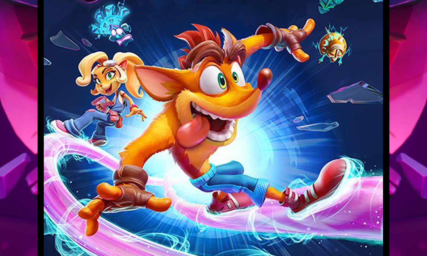 Crash Bandicoot 3D Bed Set