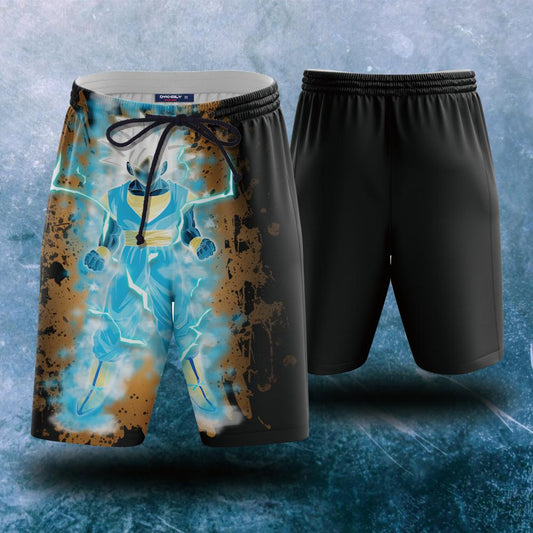 Dragon Ball Songoku Super Saiyan Blue Beach Short