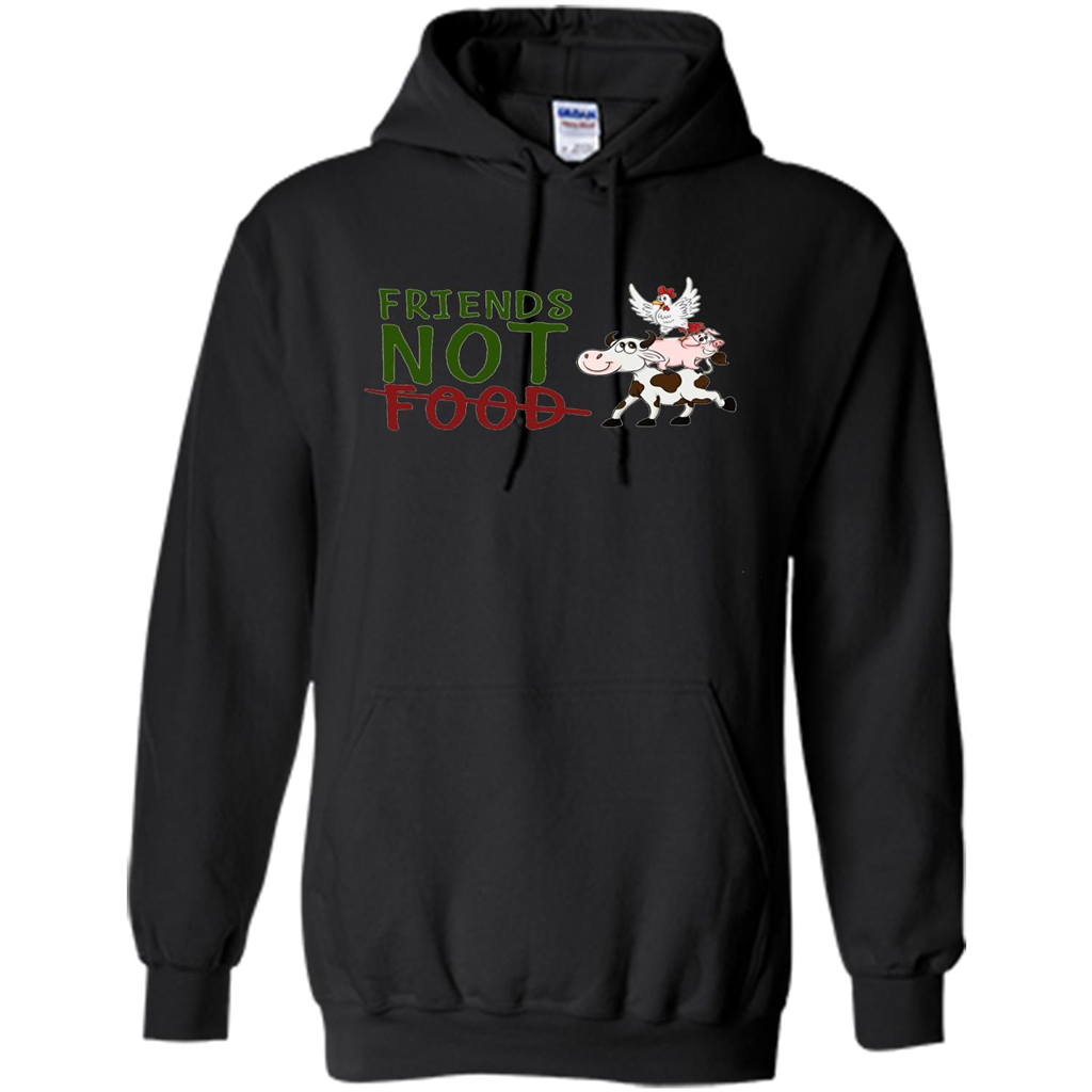 Friends Not Food T-Shirt Black