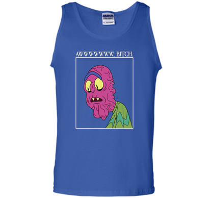 Rick &amp; Morty Aww Bitch shirt Royal