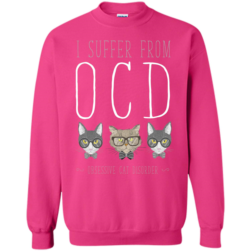Cat Lover. I Suffer From OCD ( Obsessive Cat Disorder ) T-shirt Heliconia