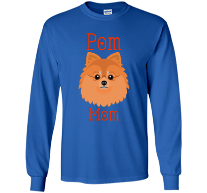 Pom Mom Pomeranian Dog Funny Shirt cool shirt Royal