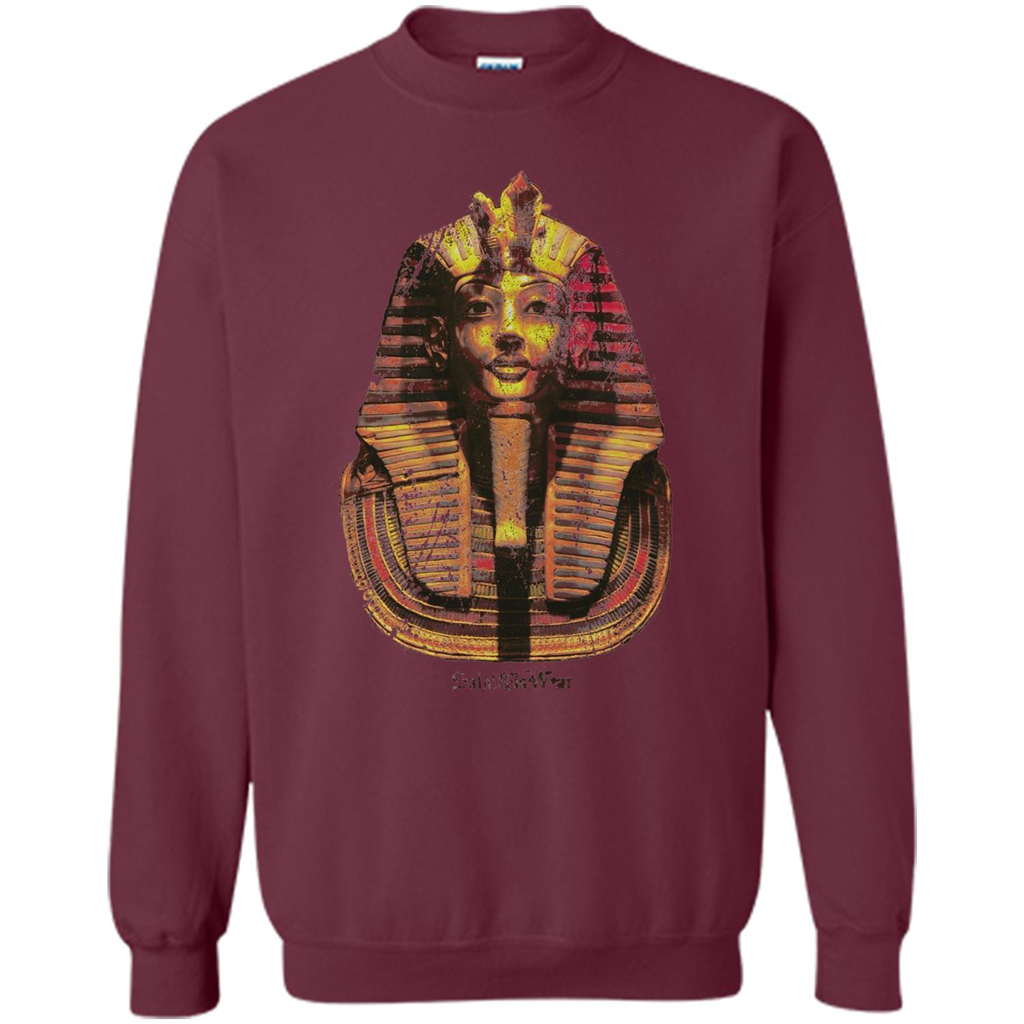 Distressed Pharoah T-shirt Maroon
