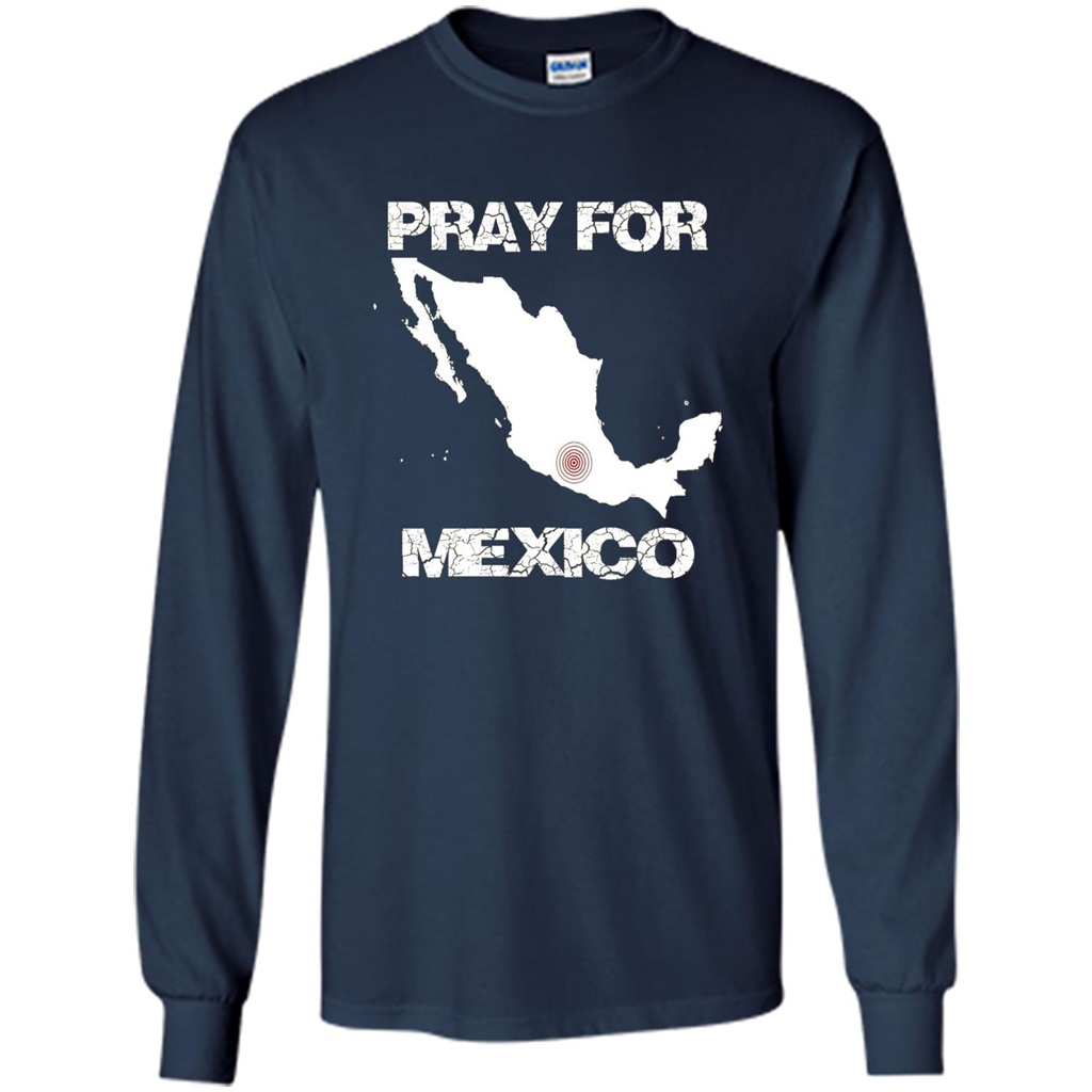 Pray For Mexico T-Shirt | Pray For Mexico Tshirt Navy