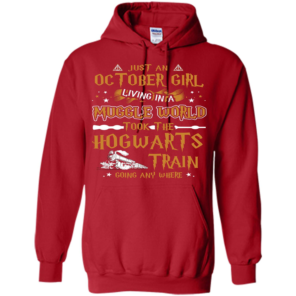 Harry Potter T-shirt Just An October Girl Living In A Muggle World