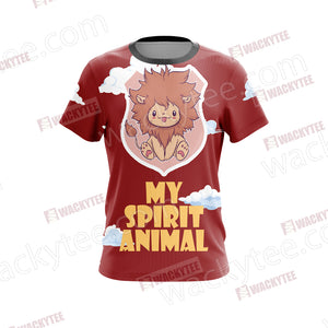 Harry Potter - Gryffindor House Lion My Spirit Animal Unisex 3D T-shirt
