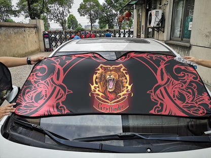 Brave Like A Gryffindor Harry Potter Auto Sun Shade 57 x 27.5 Inches (145 x 70 cm)