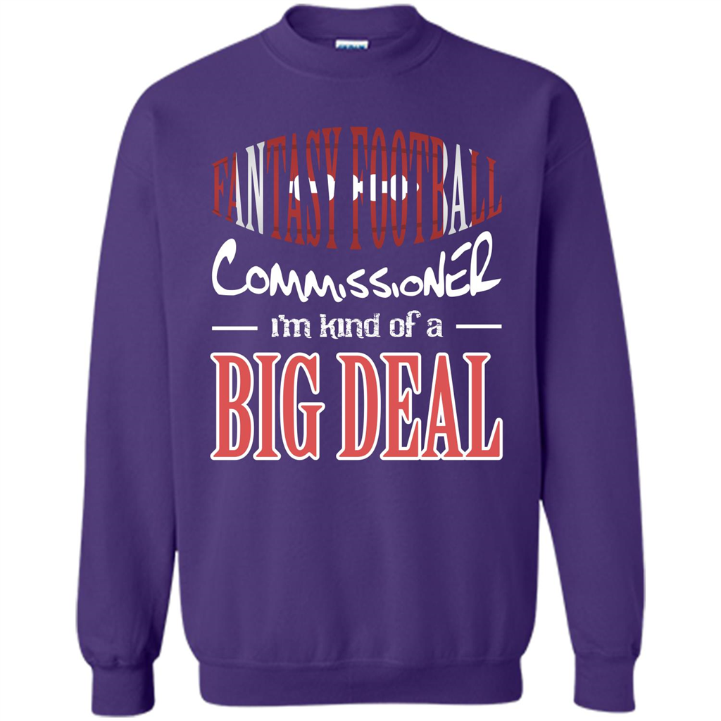 Fantasy Football Commissioner I'm Kind Of A Big Deal T-shirt Purple