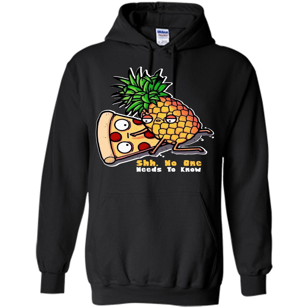 Pizza. Shh, No One Needs To Know T-shirt Black