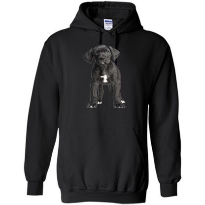 Great Dane Puppy T-shirt Black