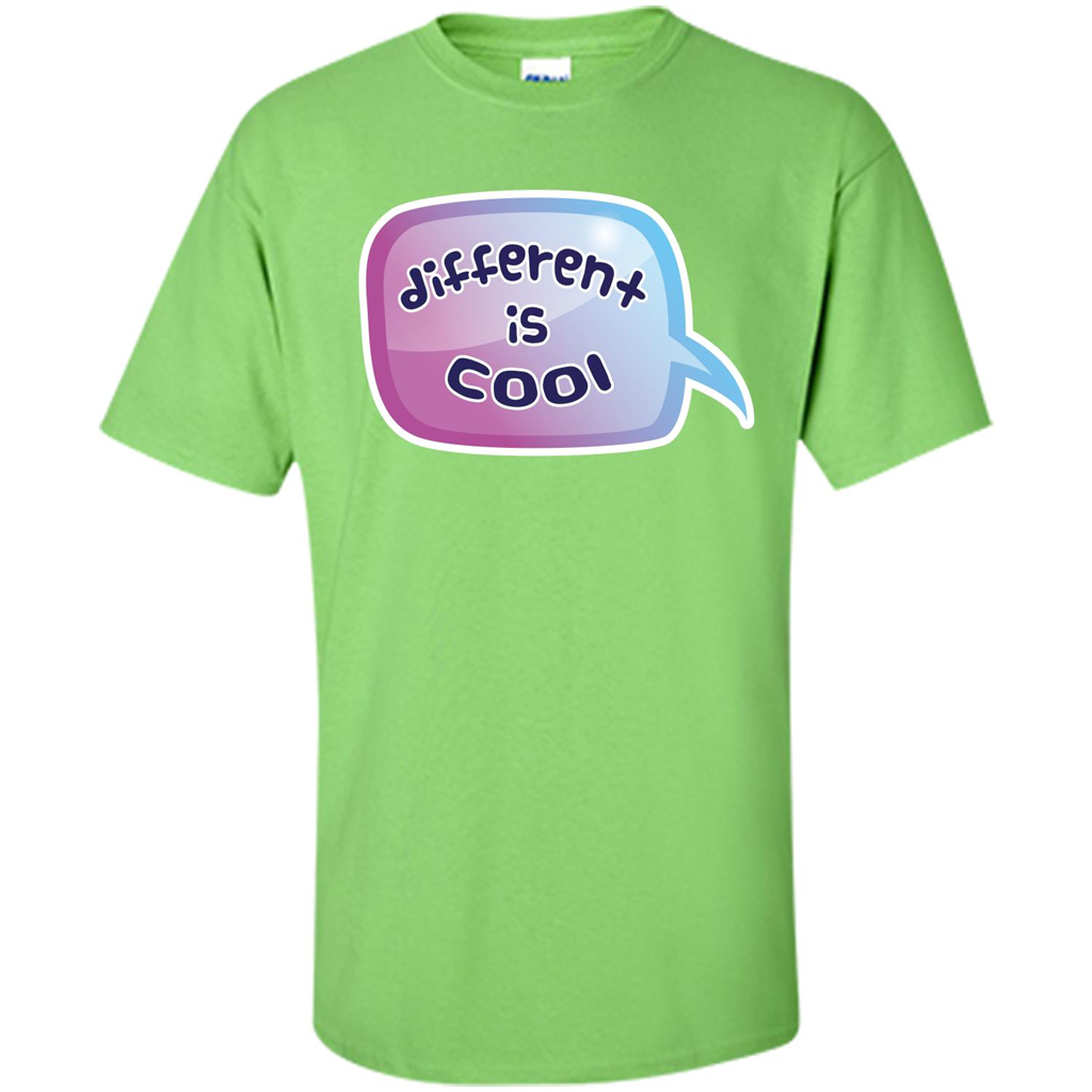Lifestyle T-shirt Different is Cool T-shirt Lime