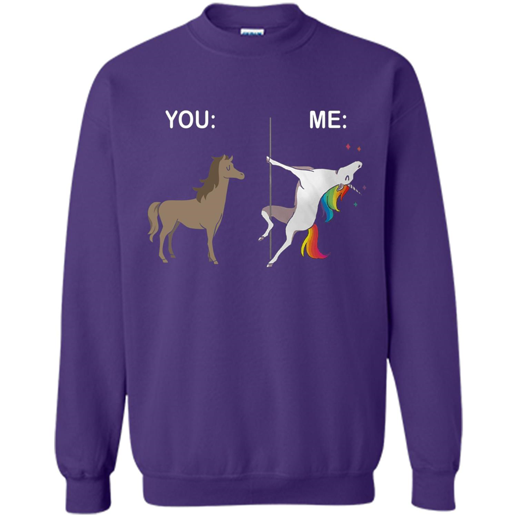 Cute Unicorn You And Me T-shirt Orange