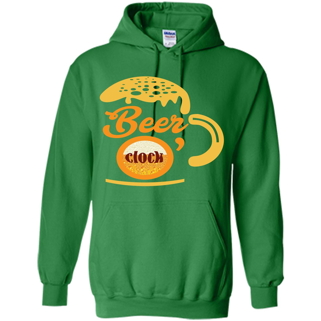 Beer T-shirt Beer O’clock Irish Green