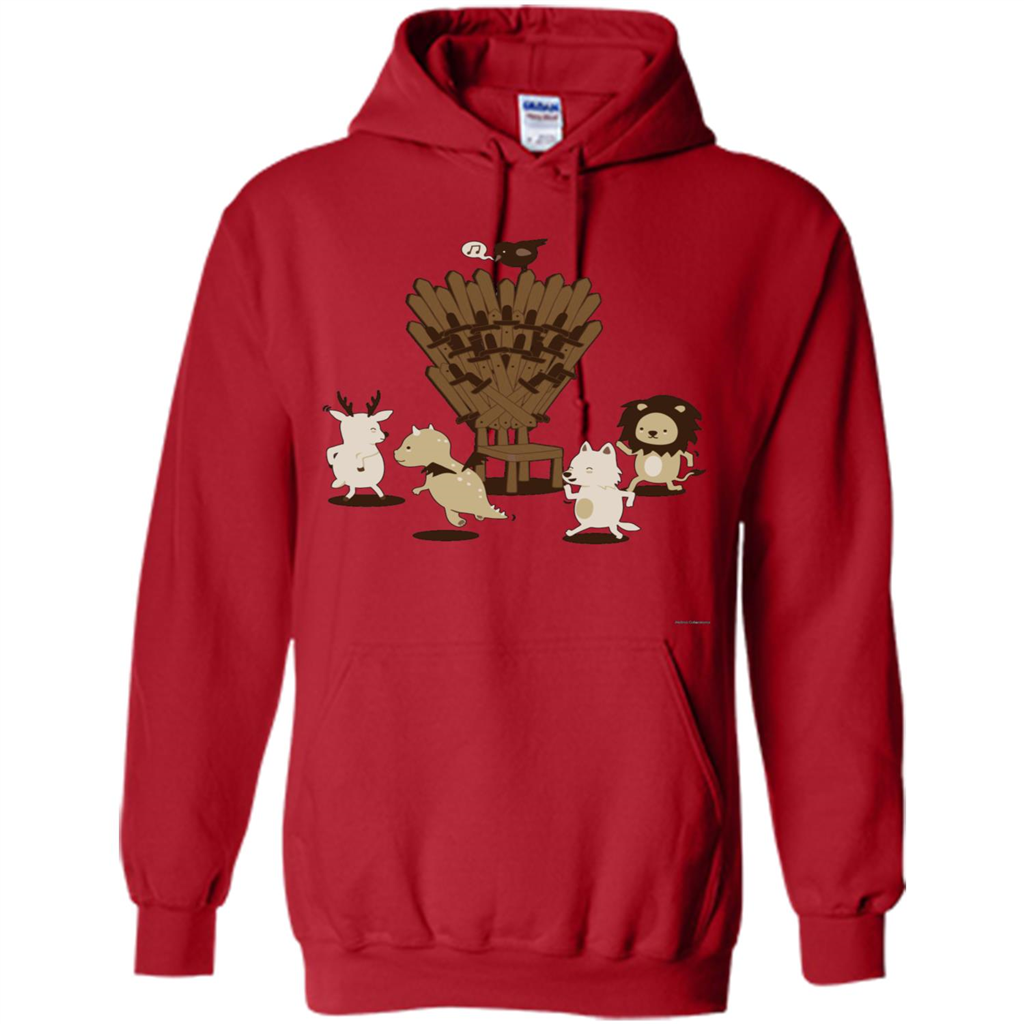 Game Of Musical Thrones Characters T-shirt Red
