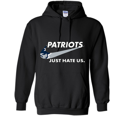 Patriots Just Hate Us T-shirt Football Royal