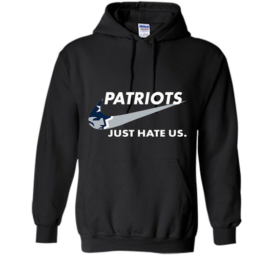 Patriots Just Hate Us T-shirt Football Royal