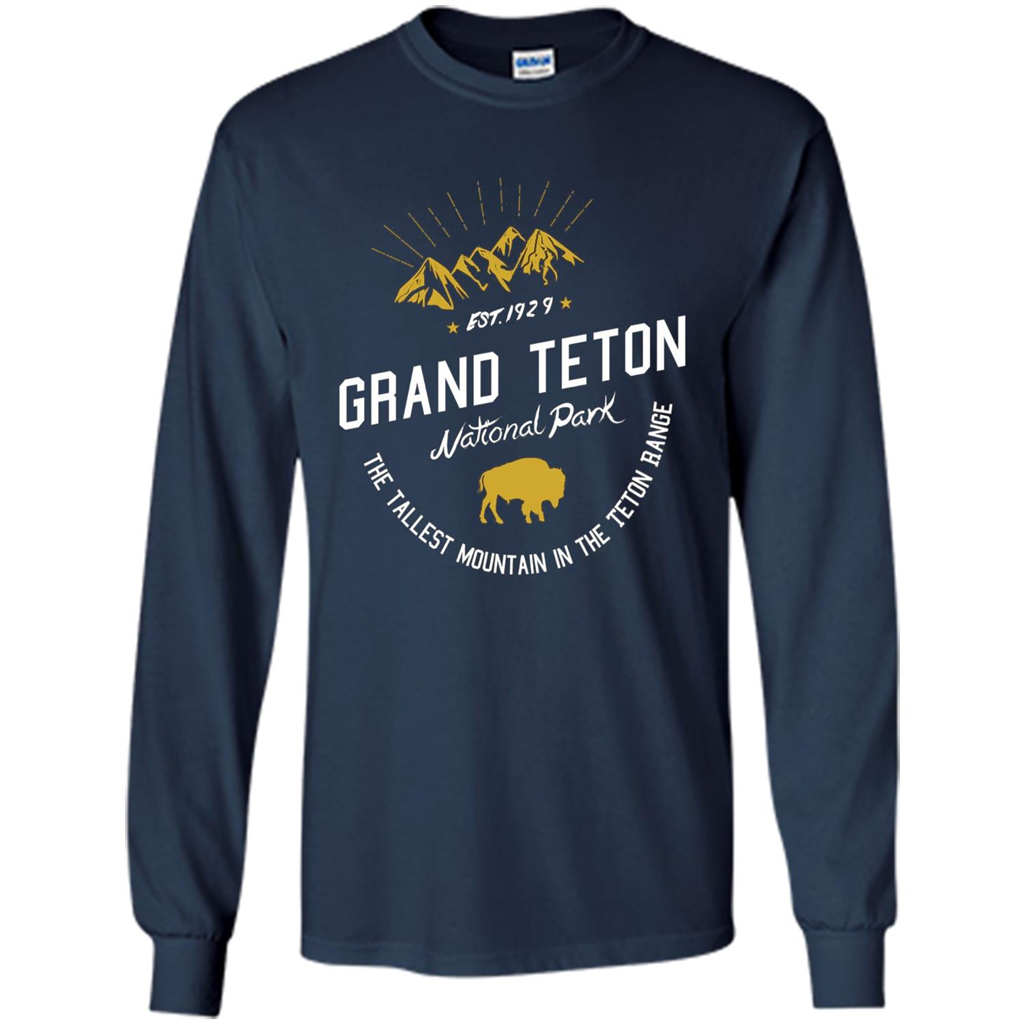 Grand Teton National Park T-shirt Navy