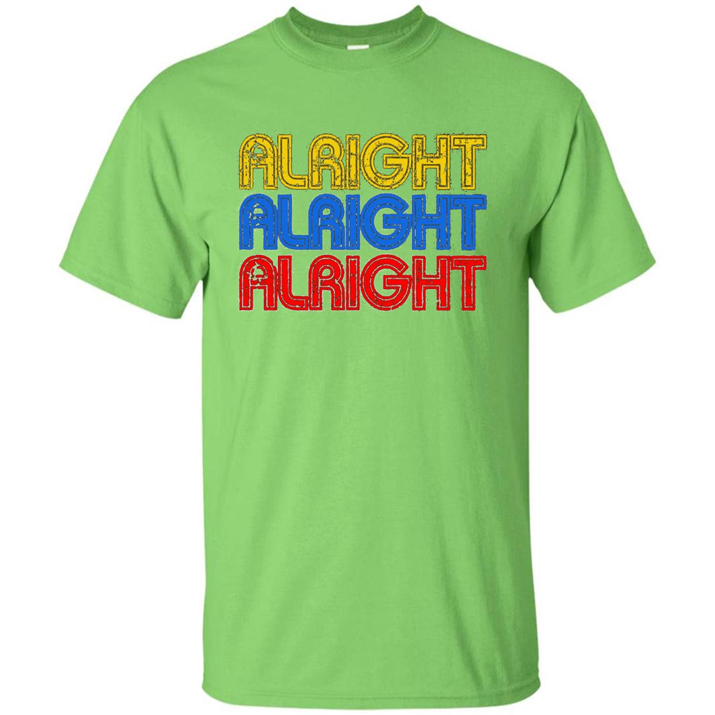 Alright Alright Alright T-shirt Lime