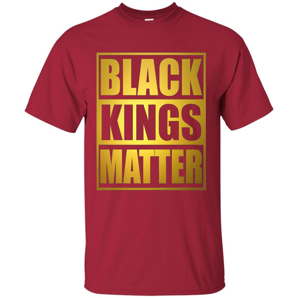 Black Kings Matter T-shirt Cardinal