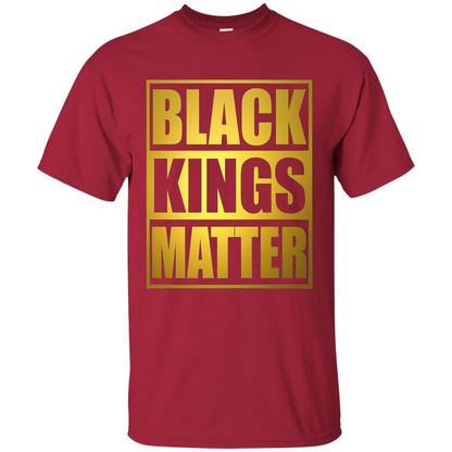 Black Kings Matter T-shirt Cardinal