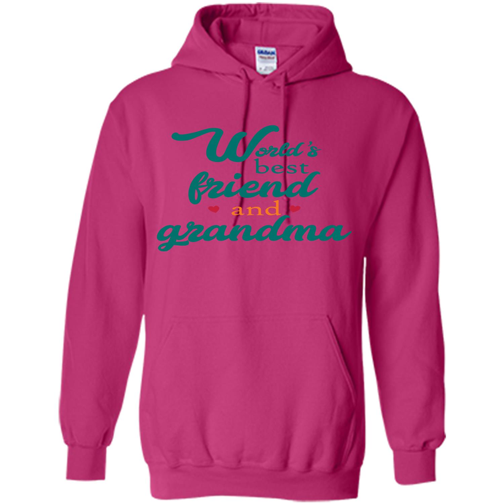 Grandma T-shirt World‰۪s Best Friend And Grandma Heliconia